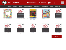 Tablet Screenshot of handcstores.com